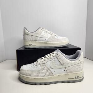Nike Air Force 1 Low '07 White Python Size 8 Women